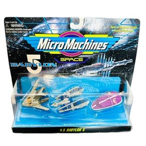 Micro Machines BABYLON 5 #5 Earth Shuttle Narn Heavy Cruiser Centauri Ship New!